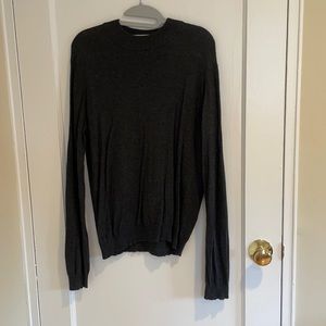 Grey crew neck sweater